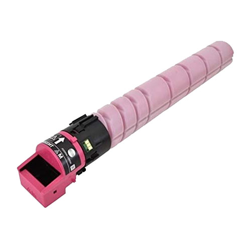 Pink toner cartridge for a printer.